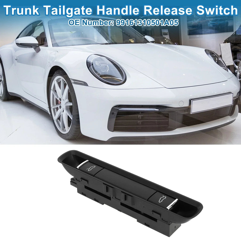 Hood Decklid Release Trunk Switch for Porsche 911, 718 Boxster (2016-2023)