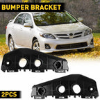 Set of 2 Front Bumper Brackets for Toyota Corolla (2011–2013)