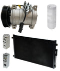 AC Compressor Kit with Condenser Replacement for Dodge Caravan 2.4L (2001–2007)