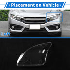 Headlight Lens Cover for Toyota Prado (2003–2009) PC Clear