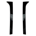 2X Rear Window Spoiler Side Wing Trim Cover for Skoda Superb (2008–2015) Glossy Black