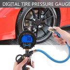 Digital Tire Pressure Gauge for Cars (LCD Screen, Multiple Units)