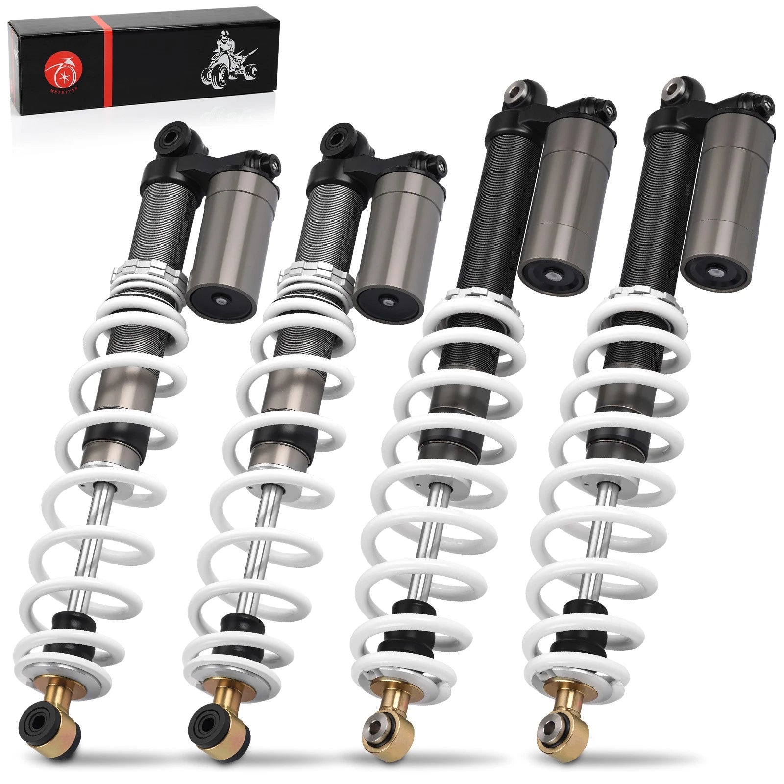 Set of 2 Front & Rear Air Shock Absorbers for Polaris RZR S 800 EFI (2009–2012)