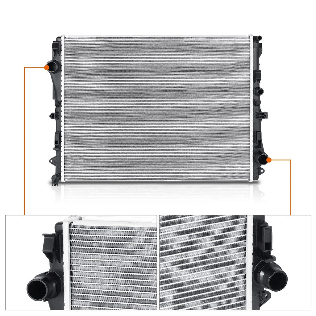 2-Row Cooling Radiator DPI-13027 for Mercedes-Benz S550 S600 S63 S65 AMG (2014–2017)