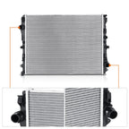 2-Row Cooling Radiator DPI-13027 for Mercedes-Benz S550 S600 S63 S65 AMG (2014–2017)