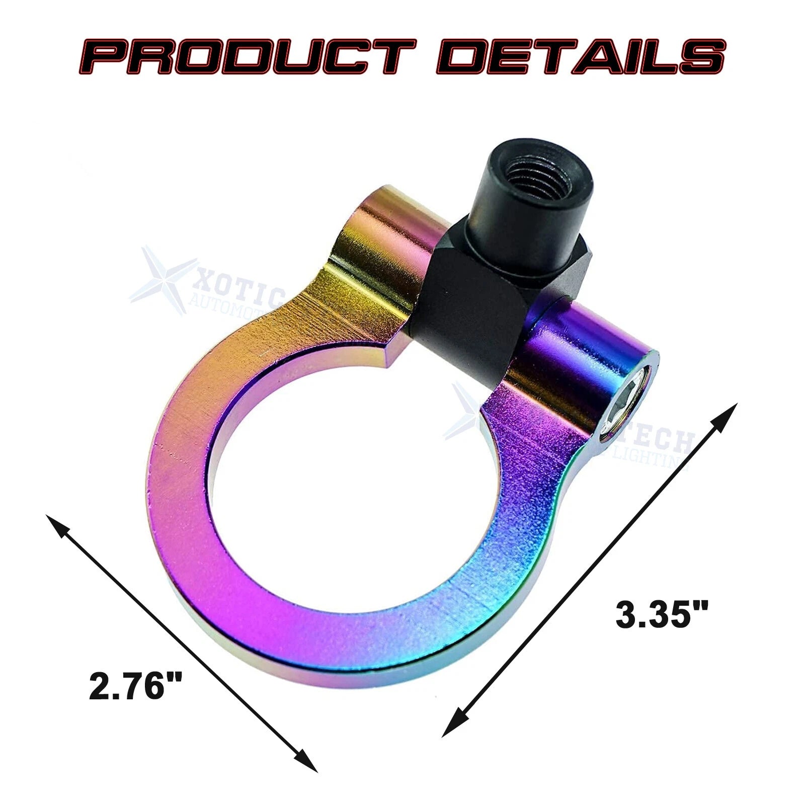 Tow Hook Set for Honda Fit, Insight, CR-Z (2015-2020)