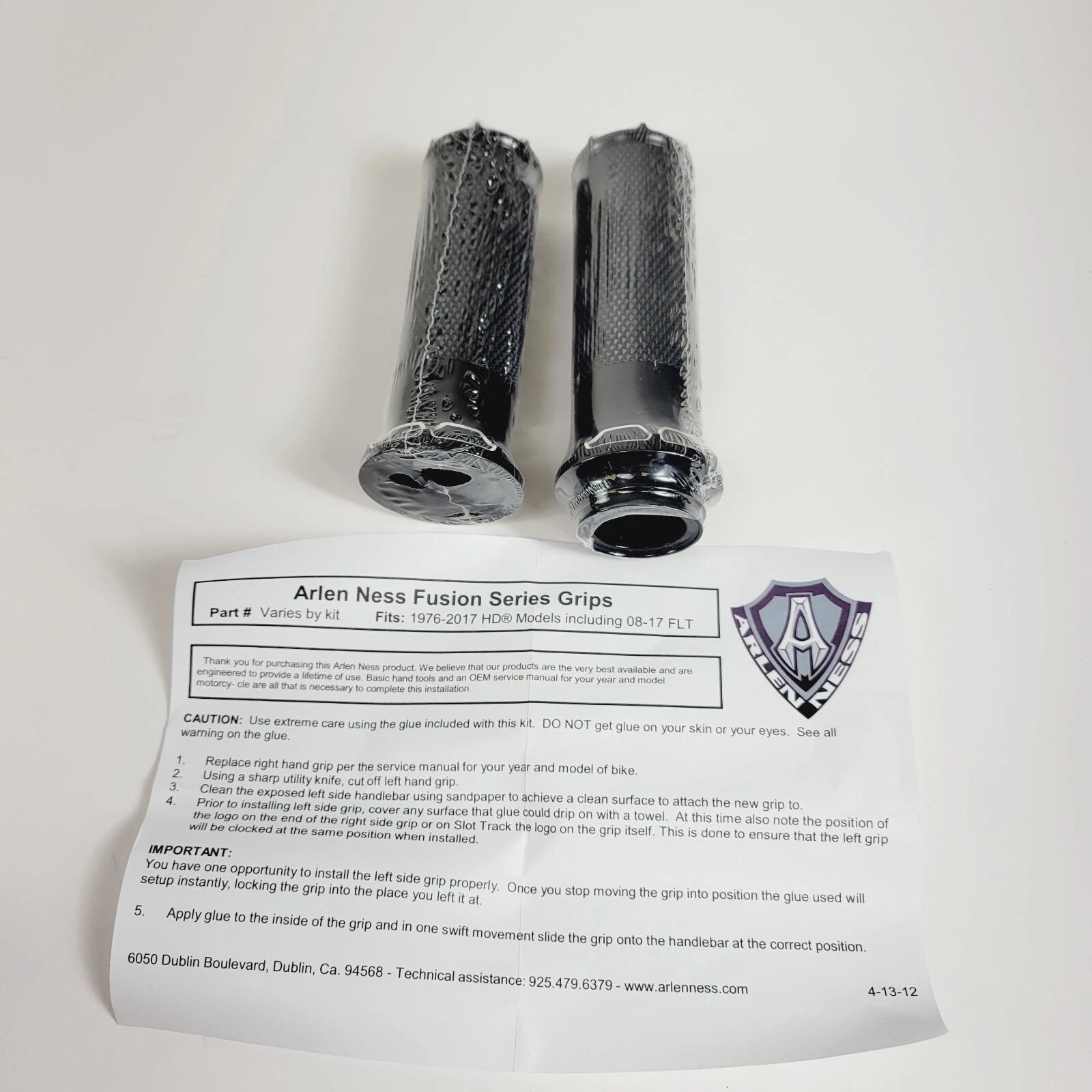 Beveled Fusion Grips for Harley Davidson Touring (2008–2023) #07-329