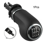Manual Gear Shifter Knob for Opel Corsa D (2006–2014) Black Silver