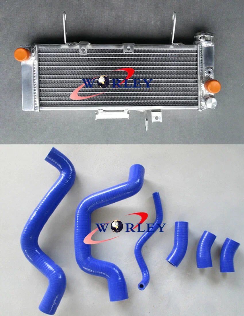 Aluminum Radiator + Red Hose for Suzuki SV650N SV650 2003-2004