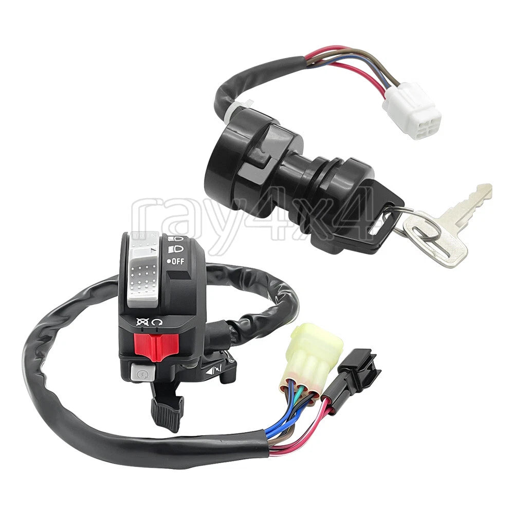 Start Stop Headlight Switch & Ignition Key Switch for Yamaha Grizzly/Kodiak (400)