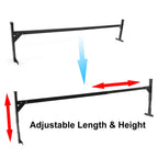 400lbs Roof Ladder Rack for Enclosed Trailer Cargo Vans (5.5'-8.8')