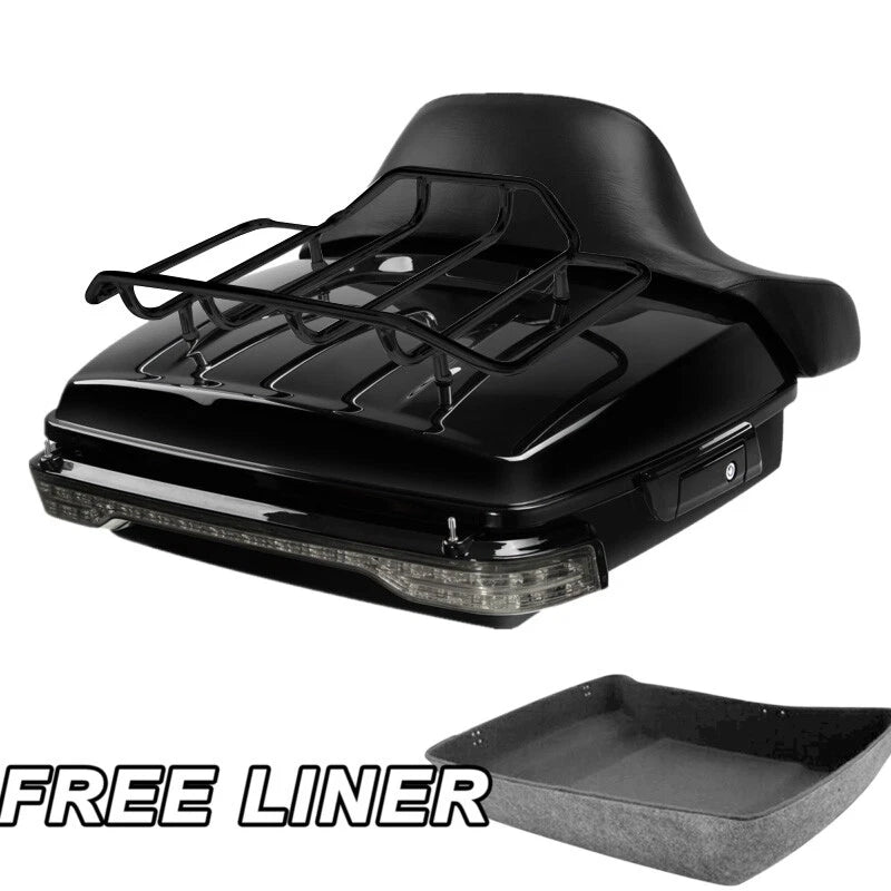 Chopped Trunk Pad & LED Tail Light for Harley Touring (2014–2023)