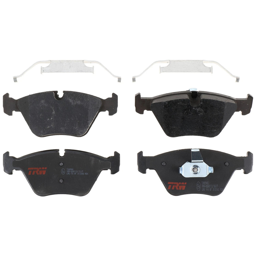 Set of 4 Disc Brake Pads for BMW X3 (2004–2010)