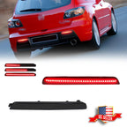 LED Smoked Rear Bumper Reflectors for Mazda3 Axela (2004–2009)