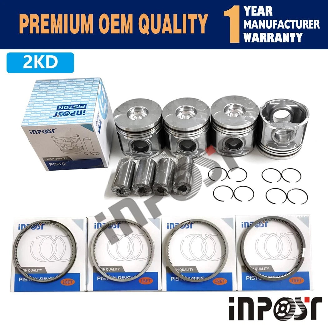 2KD Overhaul Rebuild Kit for Toyota Engine (2KD-FTV)