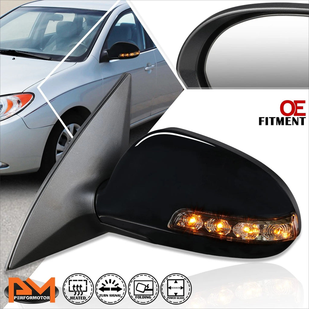 Power Heated Turn Signal Side View Mirror for Hyundai Elantra (2009–2012)