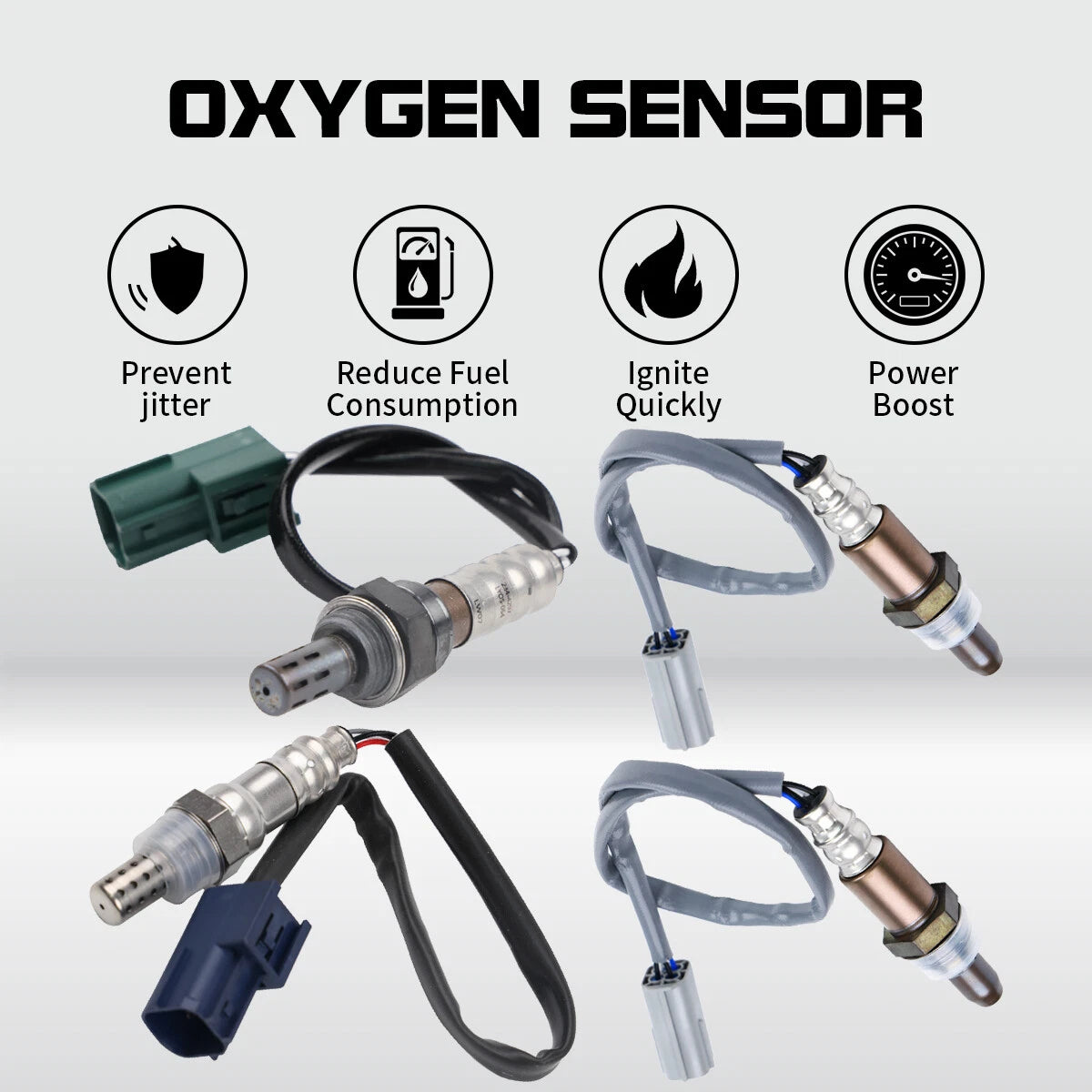 Set of 4 Oxygen Sensors for Nissan Pathfinder Frontier Xterra (2008–2010)