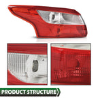 Rear Outer Tail Light Brake Lamp Assembly for Ford Focus (2012–2014)