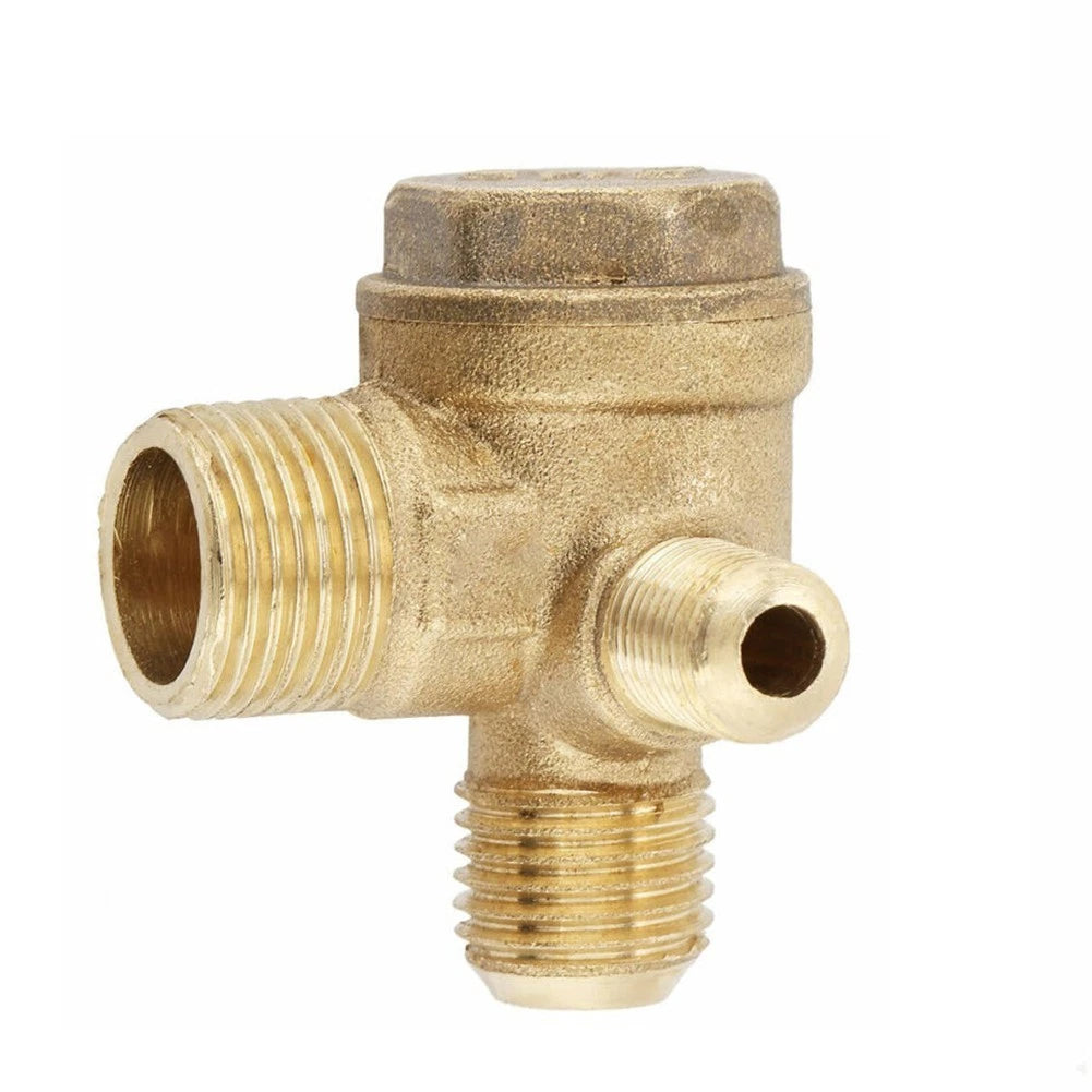 3 Port Brass Male Threaded Check Valve for Air Compressor