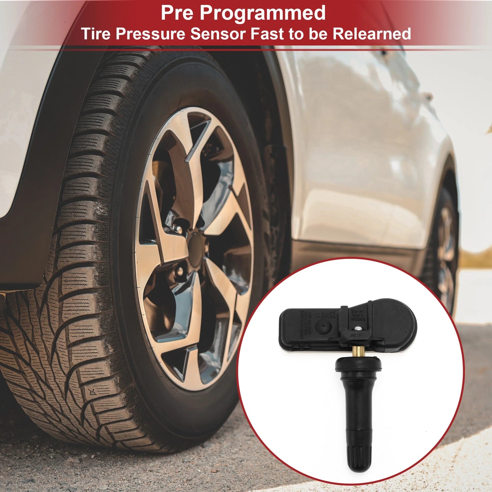 Tire Pressure Sensor 433MHz for Kia Stinger (2017–2018) No.52933J5000