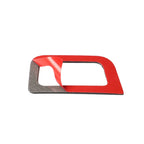 Carbon Fiber Rear Trunk Switch Button Frame Trim for Audi A6 A7 (2012-2018)