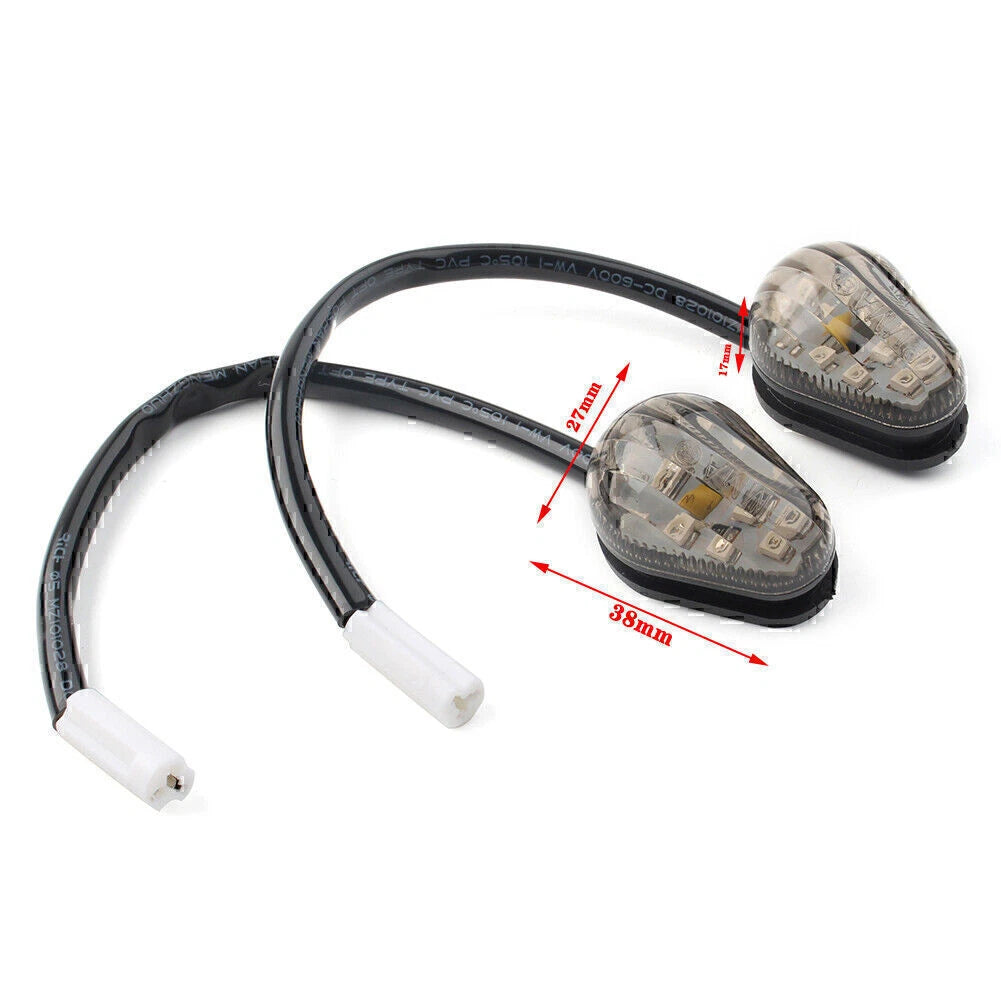 2X Amber LED Turn Signal Light for Yamaha FZ10 (2017–2020), FZ03 (2016–2020), FZ25 (2017–2020), FJ-09 (2015–2018), XSR700 (2016–2020), XSR900 (2016–2020)