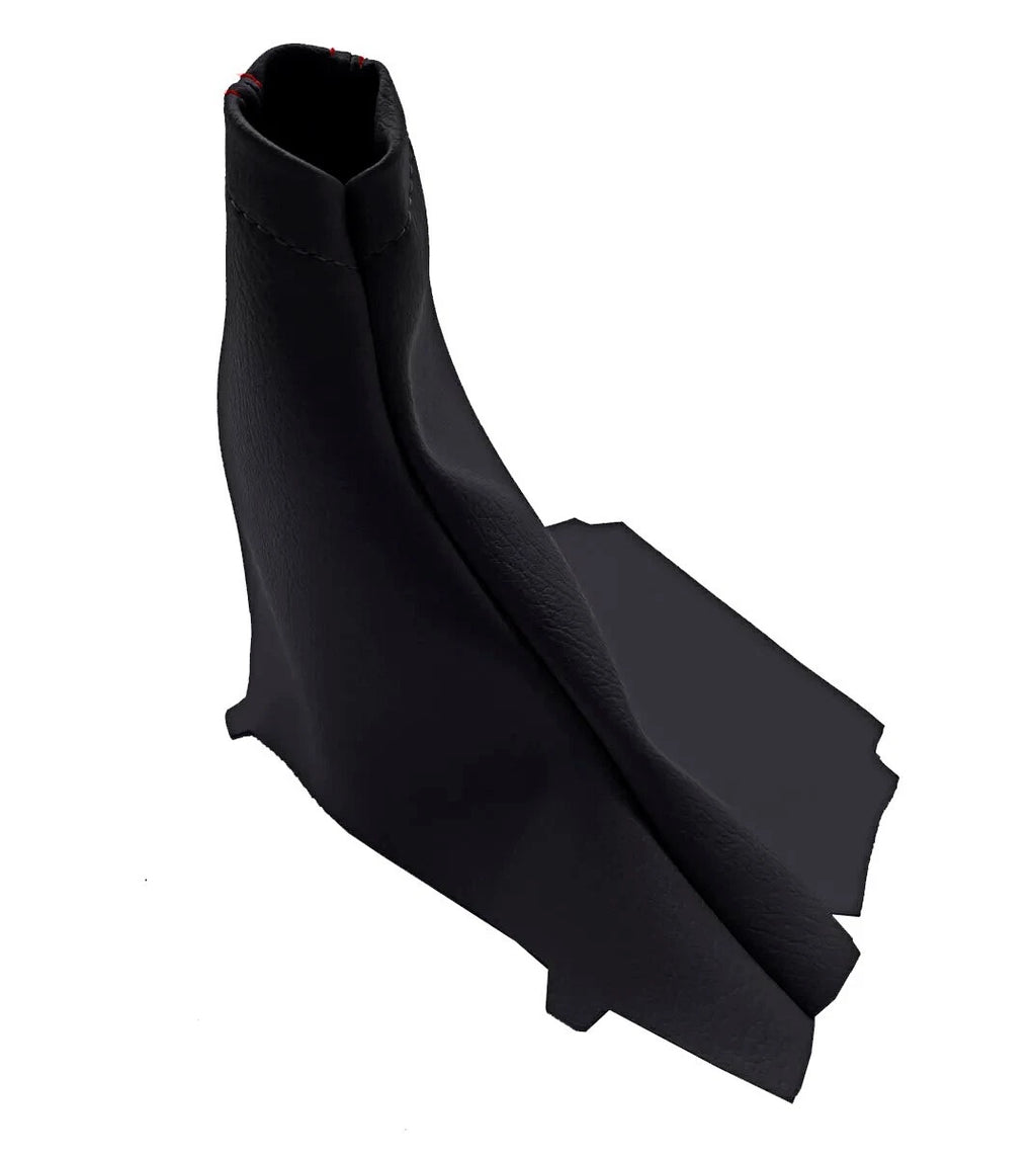 E Brake Boot Cover for Subaru Forester (2009–2013) Red Stitch PVC Leather
