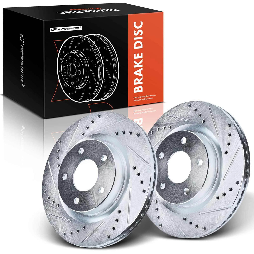 Front Side Drilled Brake Rotors for Nissan Altima (2007–2023) 295.8mm