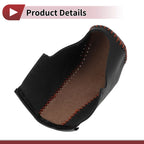 1 Pc Gear Shift Knob Cover for BMW 3 Series E90 (2006–2013) Brown Faux Leather