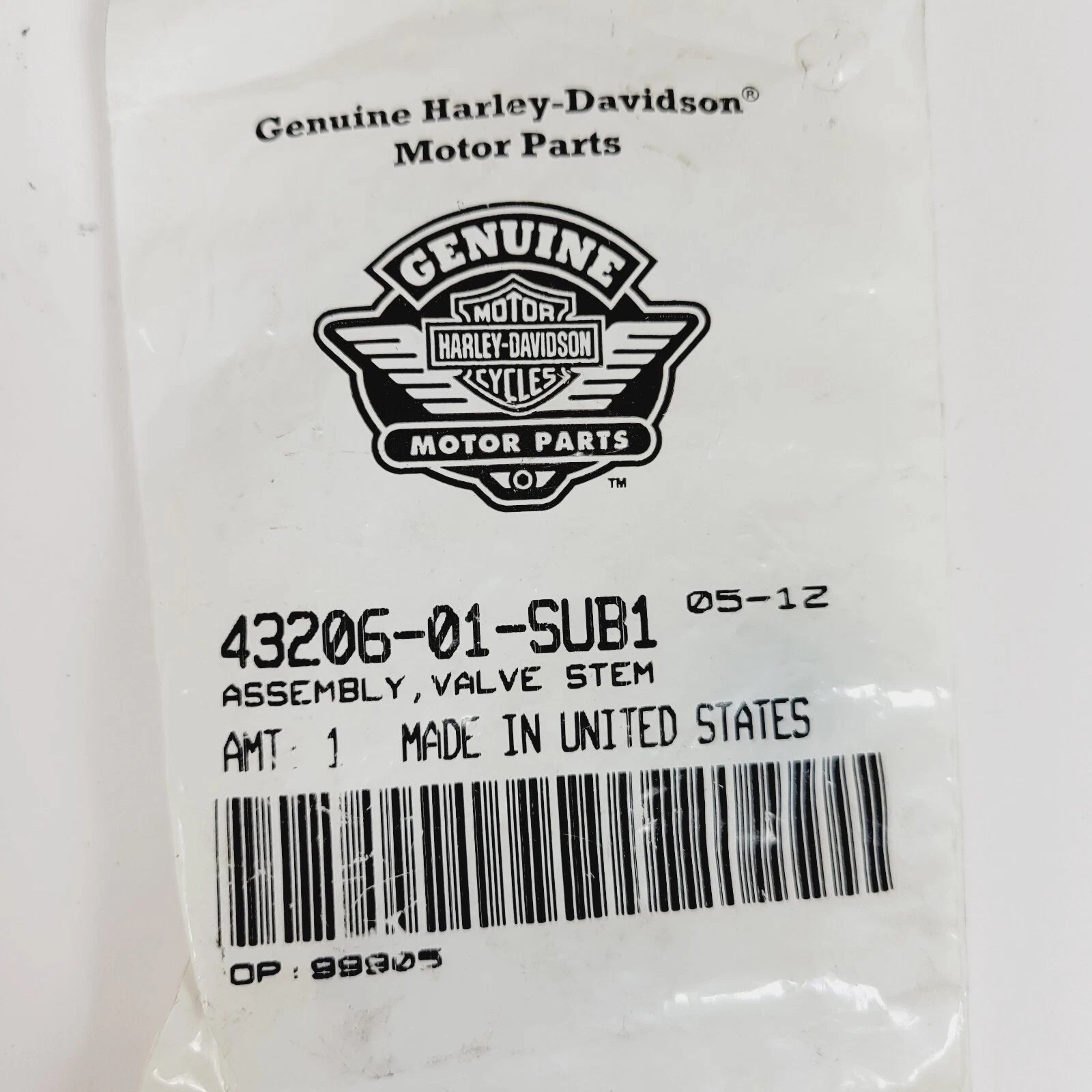Valve Stem Assembly 43206-01 for Harley Davidson Road King Dyna Softail