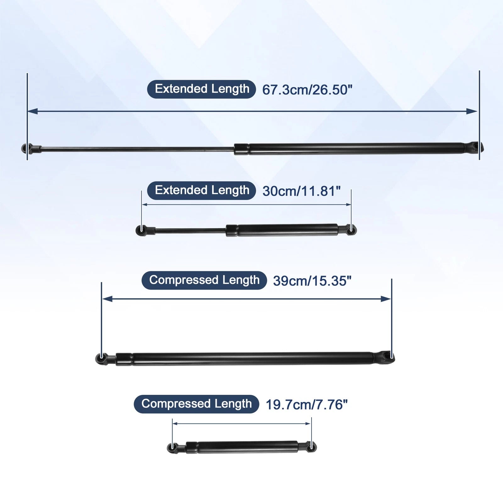 Set of 4 Gas Struts for BMW Z4 E85 (2003–2008)