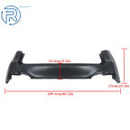 Rear Bumper for Acura RDX (2016-2018) Plastic without Sensor Holes Black