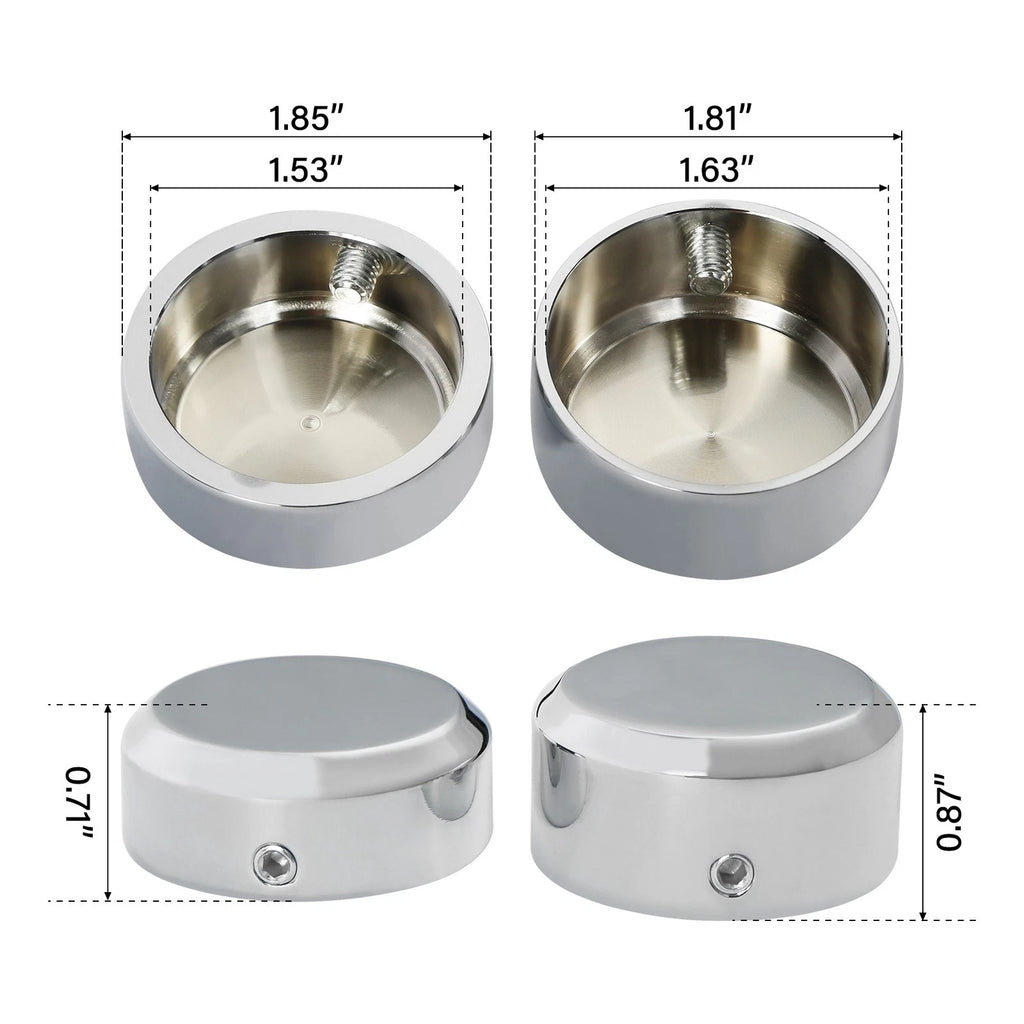 Set of 2 Front Rear Axle Cap Nut Covers for Harley Pan America RA1250 (2021–2026)