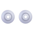 Set of 2 Hella Front 340mm Disc Brake Rotors for Golf-R Jetta Q3 Tiguan (2010–2023)