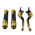 Gold Extendable Brake Clutch Levers for Honda CBR125R CBR150R (2004-2016)
