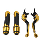Gold Extendable Brake Clutch Levers for Honda CBR125R CBR150R (2004-2016)