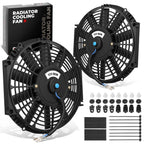 2X 10" Electric Racing Radiator Fan for Universal Applications (12V)