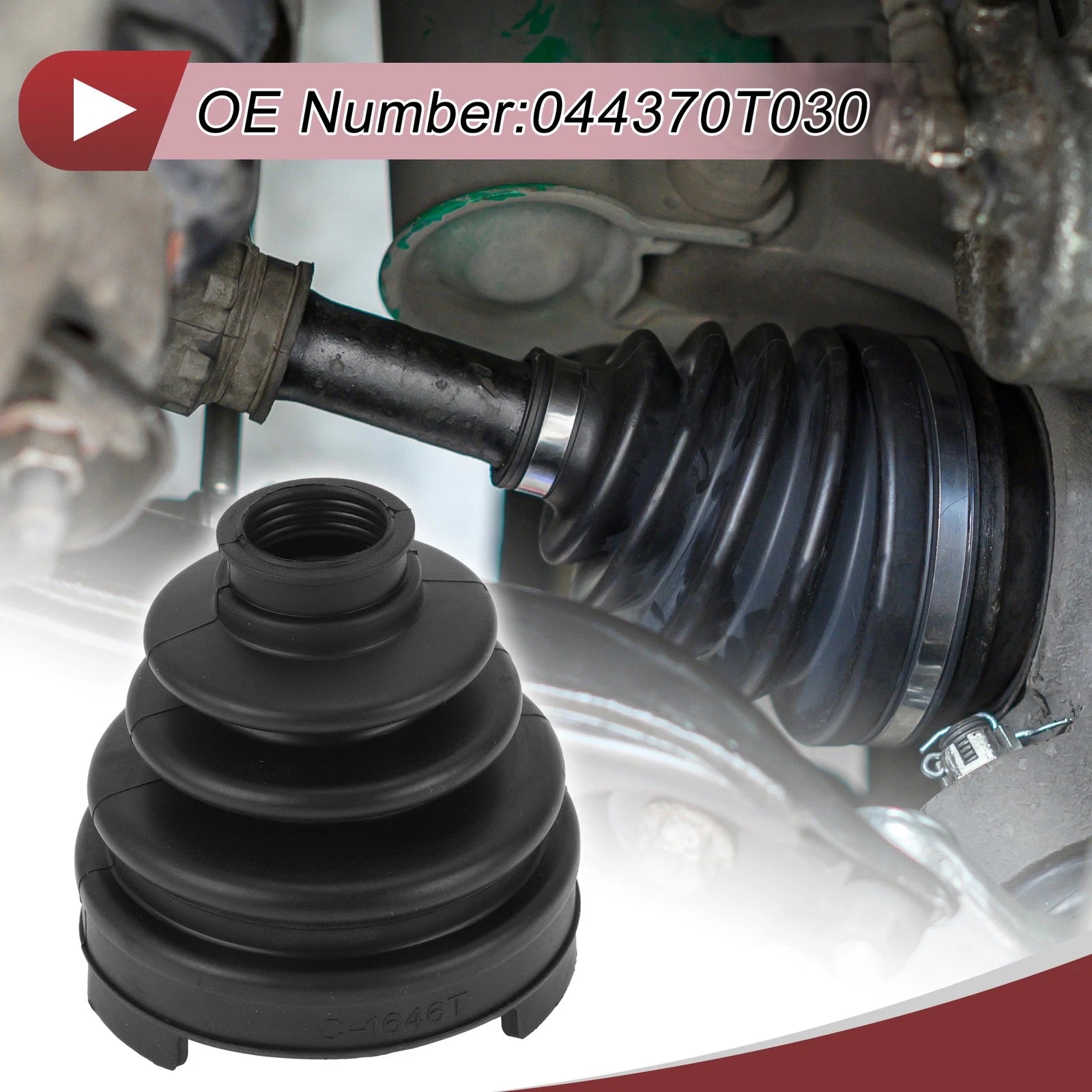 Inner CV Joint Boot Kit with Clamps for Toyota Venza (2009–2012) No.044370T030