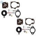 Carburetor Rebuild Kit with Float for Johnson Evinrude 50 55 60 HP (N/A)