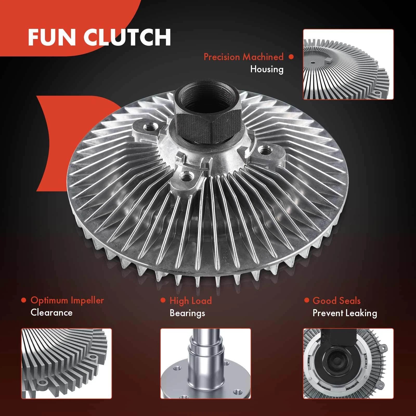 Cooling Fan Clutch for Ford F-150, E-250 Econoline (1992–1996)