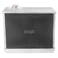 3-Row Aluminum Racing Radiator + Cooling Fan Shroud for Chevy GMC C/K C10 (1963–1966)