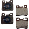 Set of 4 Hella Pagid 355007361 Rear Disc Brake Pads for Mercedes-Benz C280, 300CE