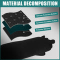 Black Polyester Dashboard Cover Mat for Honda Civic (2020-2023)