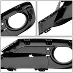 Fog Light Lamp Bezel for BMW 320i 328d (2012–2015) - Smooth Black