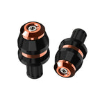 22mm 7/8" Motorcycle Handlebar Grips Bar End Slider Caps - Universal