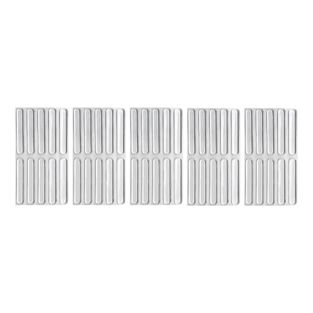50 Pcs ABS Transparent Bumper Strips for Household Furniture