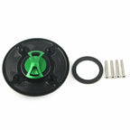CNC Fuel Gas Tank Cap Keyless for Kawasaki Ninja 400, 650, Z900, Versys 1000