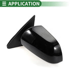 Left Side Heated Door Mirror Glass for Toyota Highlander (2014–2019)