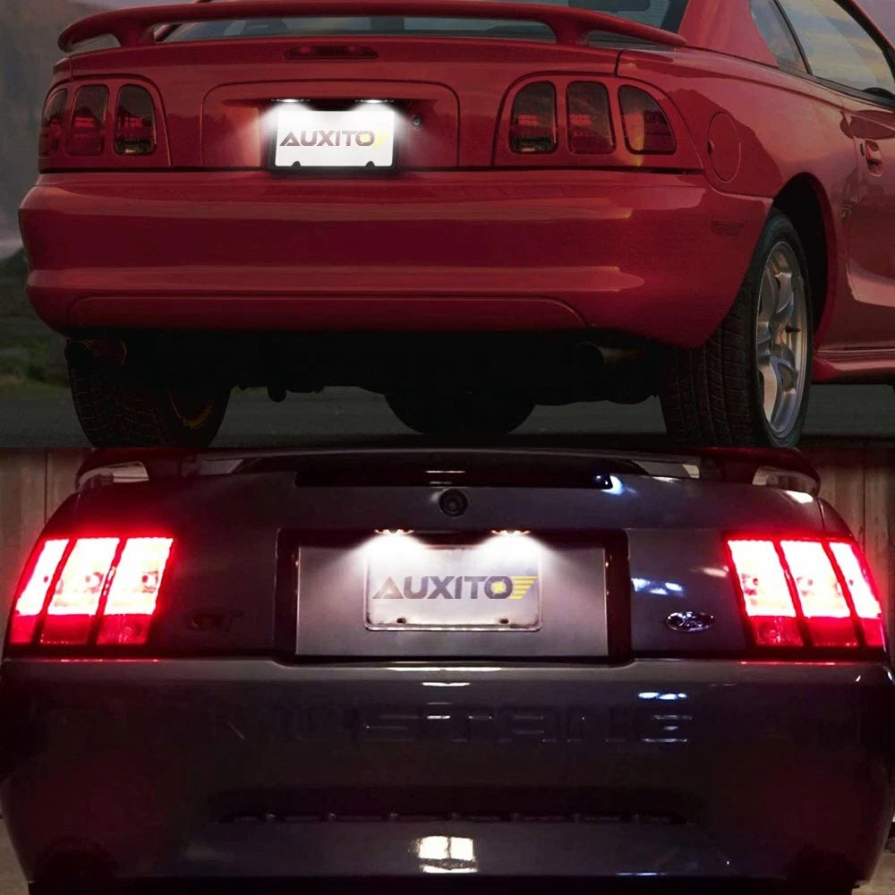 2X LED License Plate Light Bulbs for Ford Mustang (1994–2004)