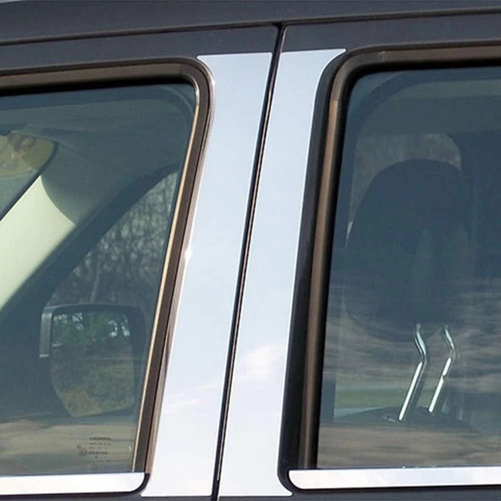 Luxury Chrome Pillar Post Trim 4pc for Jeep Liberty (2008–2012)